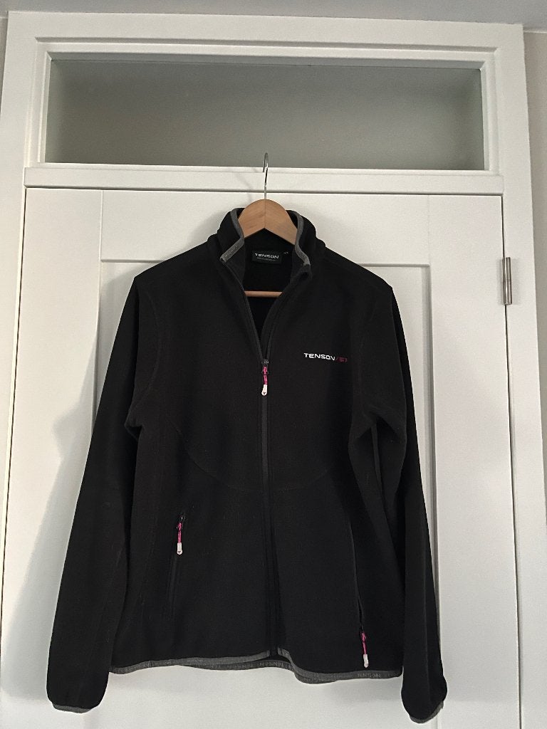 Tenson - zwart fleece vest / jas , maat 44, Kleding | Dames, Zwart, Tenson, Maat 42/44 (L), Ophalen of Verzenden
