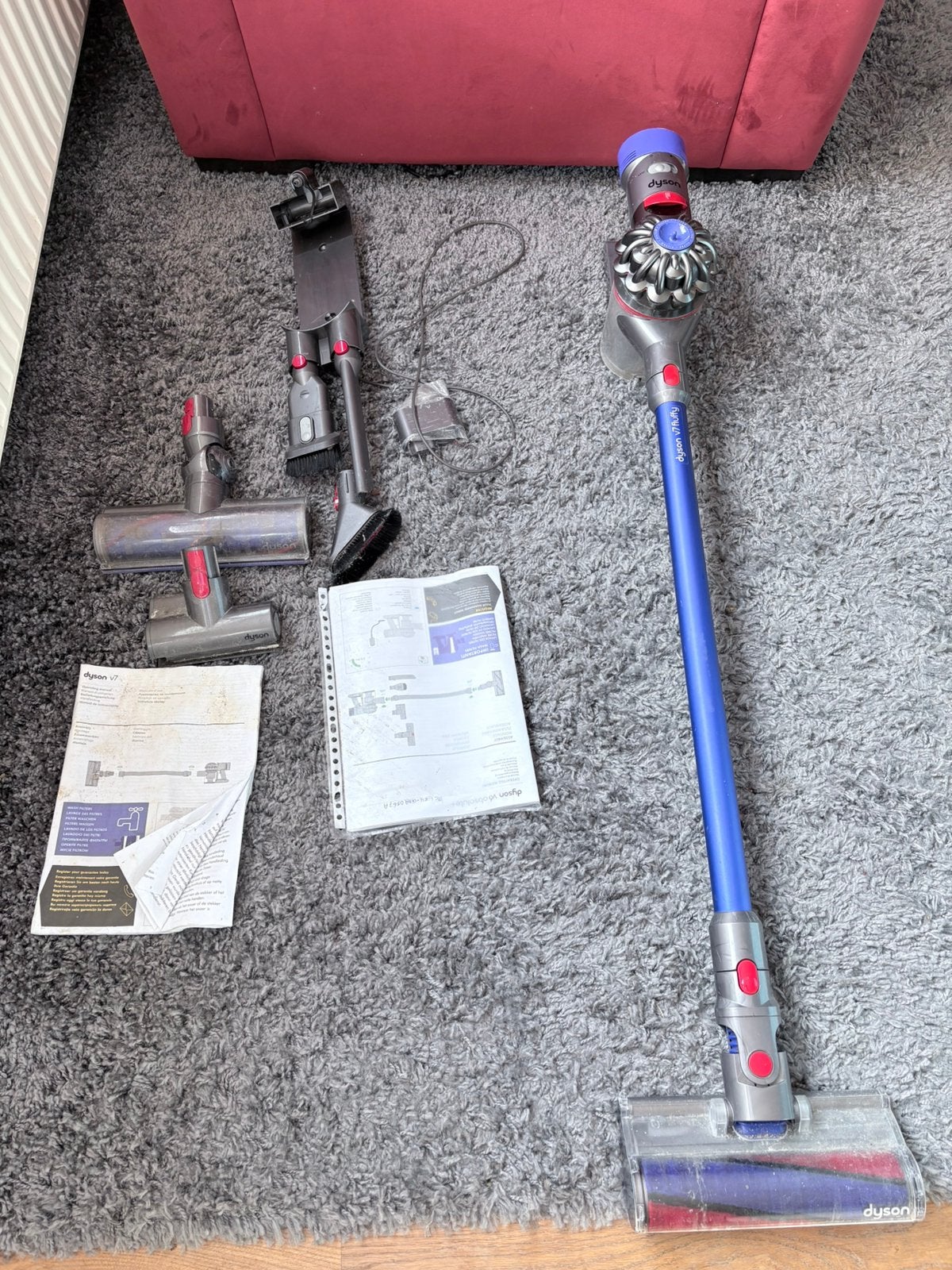 Dysin v7 draadloze steel stofzuiger