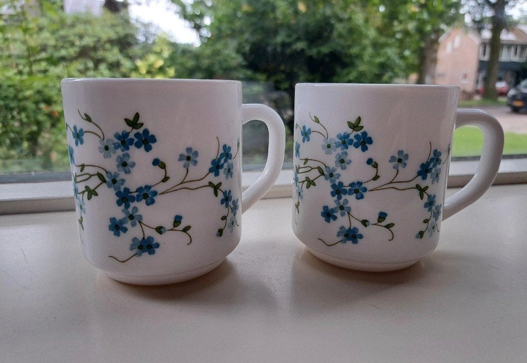 Arcopal Veronica mokken, Ophalen of Verzenden, Zo goed als nieuw, Overige stijlen, Kop(pen) en/of Schotel(s)