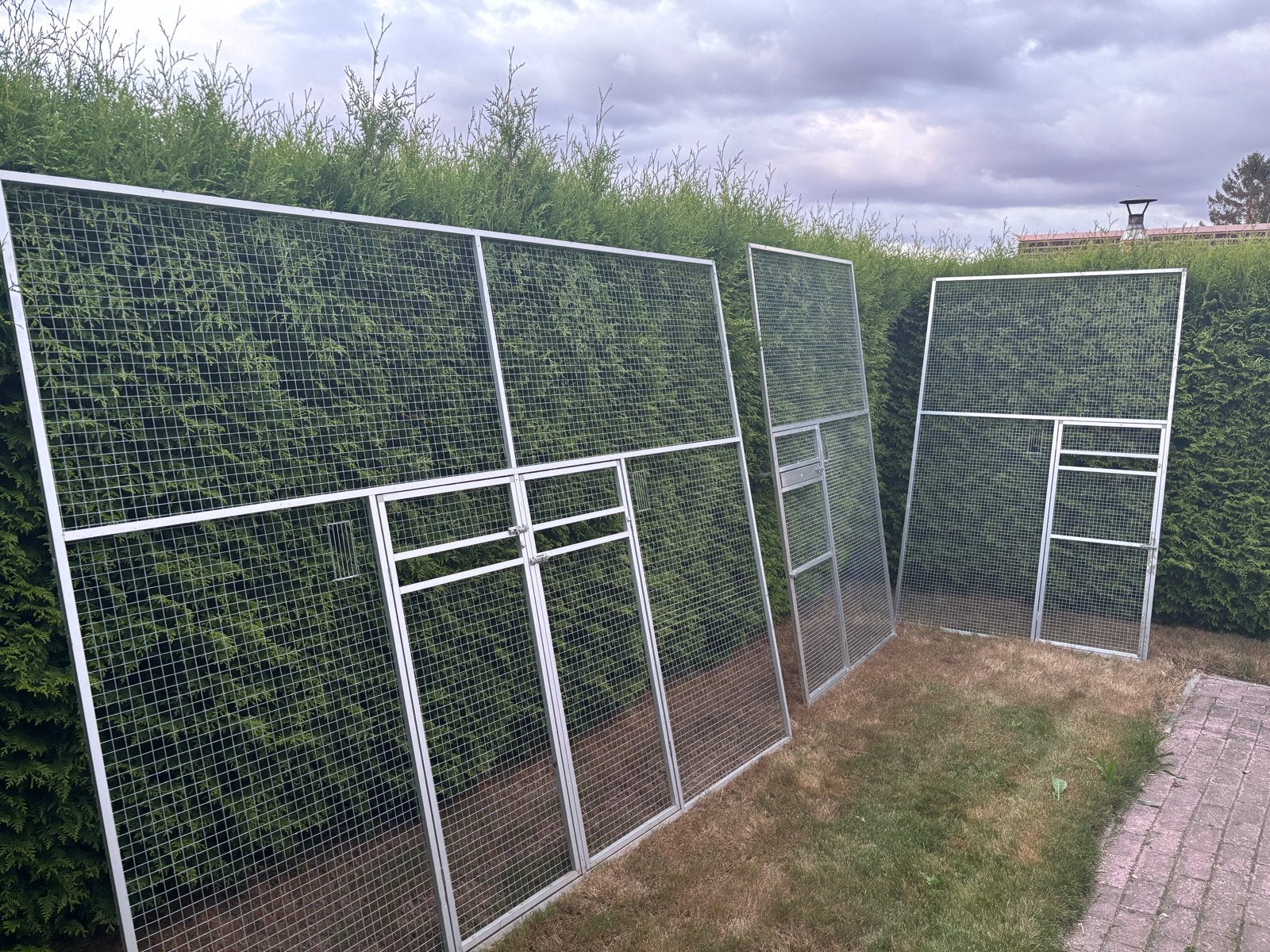 Aluminium volière panelen, Ophalen, Gebruikt, Aluminium, Volière