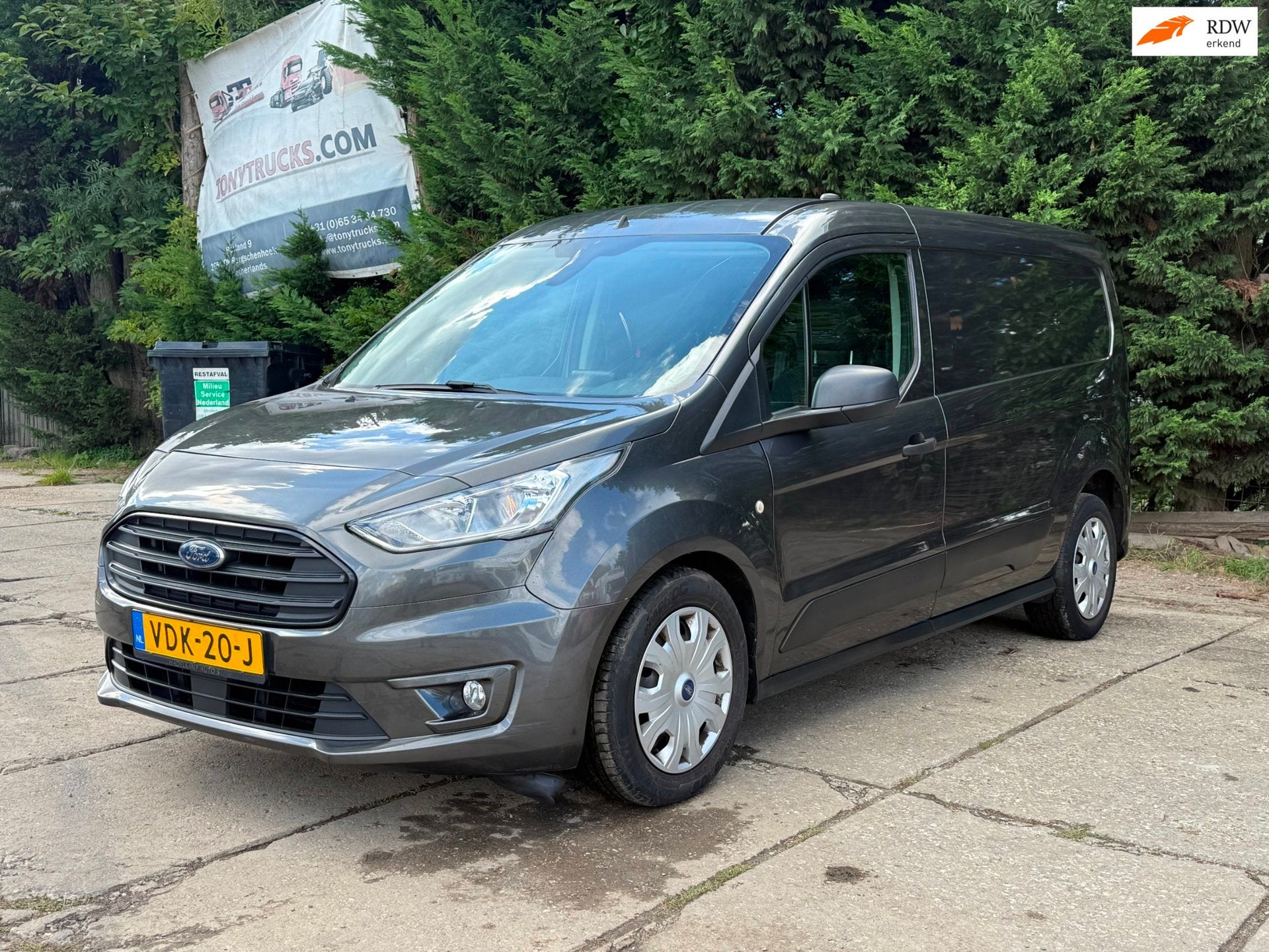 Ford Transit Connect 1.5 EcoBlue L2 Trend 3 Pers I Airco I A, Stof, Gebruikt, Origineel Nederlands, Bedrijf