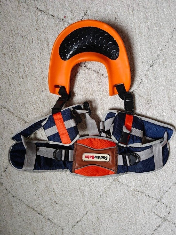 Saddlebaby Harnas - Kinderdrager voor op de schouders, Ophalen of Verzenden, Zo goed als nieuw, Harnas
