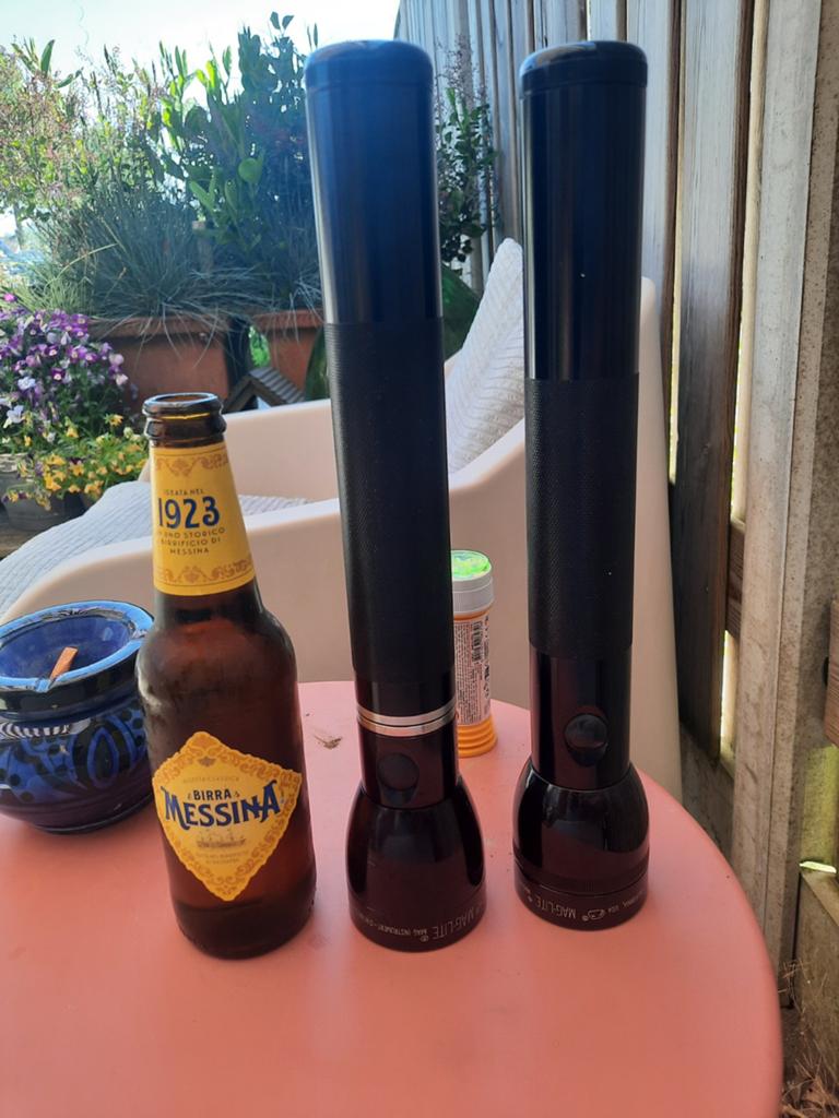 Twee Maglite zaklampen - Zwart, robuust en betrouwbaar, Ophalen of Verzenden, Batterij