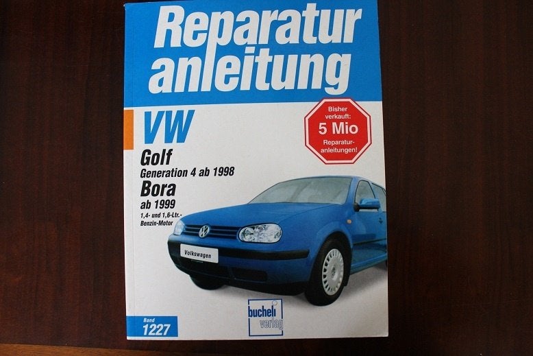 VW Golf vanaf 1998 Bora vanaf 1999 werkplaatsboek anleitng, Auto diversen, Handleidingen en Instructieboekjes, Ophalen of Verzenden