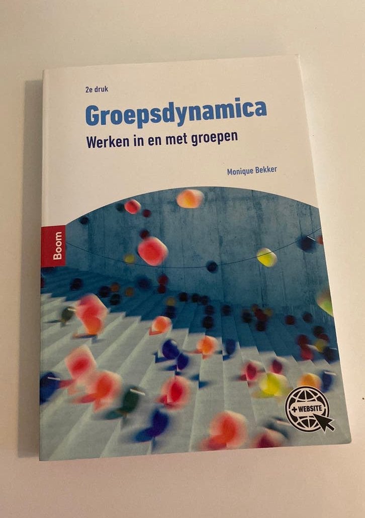 Groepsdynamica werken in en met groepen, Boeken, Studieboeken en Cursussen, Monique Bekker, Zo goed als nieuw, Alpha, HBO