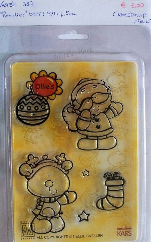 Kerst 387 Clearstamp, Ophalen of Verzenden, Nieuw, Clearstamp