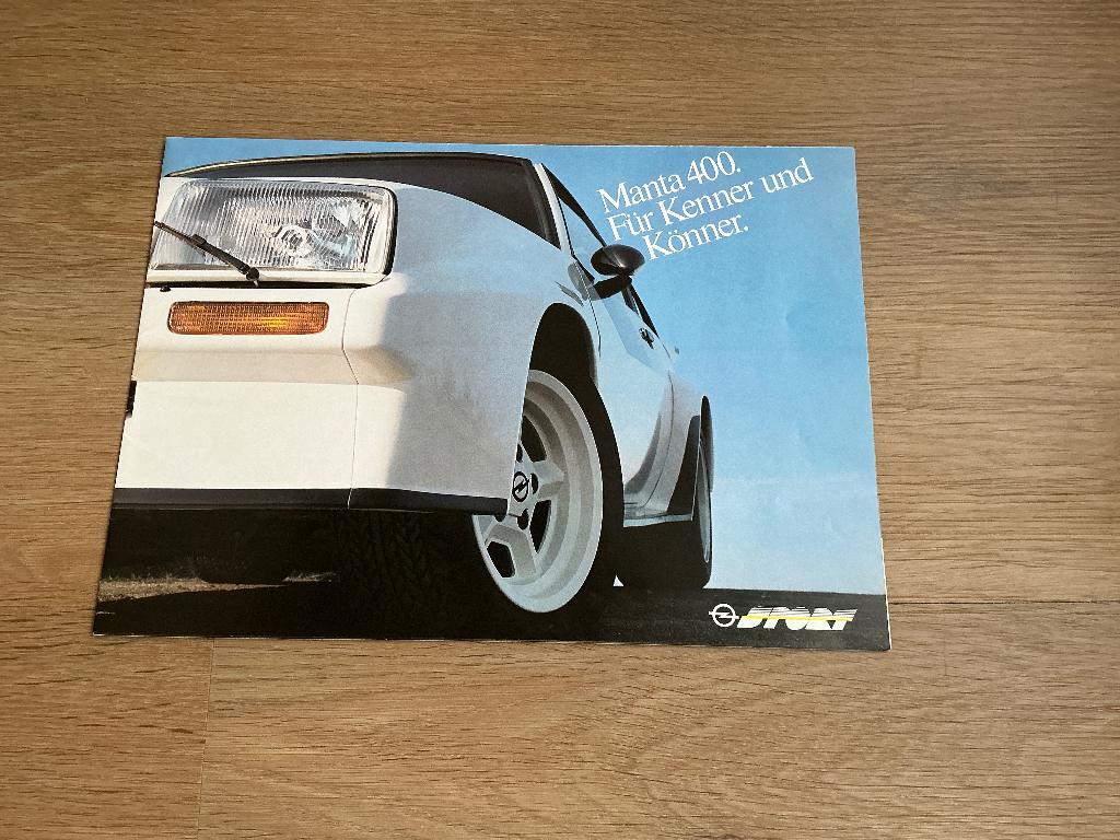 Opel Manta 400 09/1981, Ophalen of Verzenden, Zo goed als nieuw, Opel