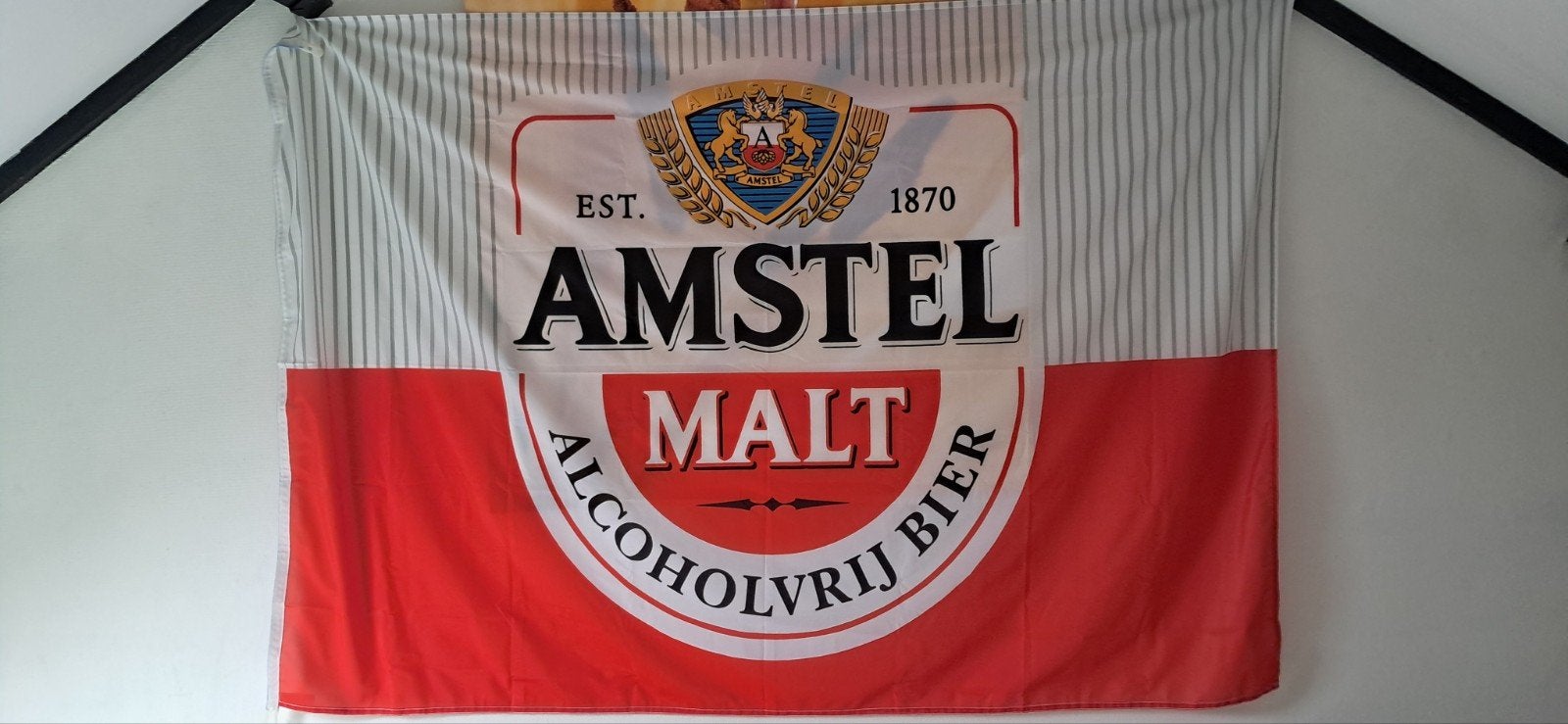 Amstel malt vlag, Verzamelen, Ophalen, Zo goed als nieuw