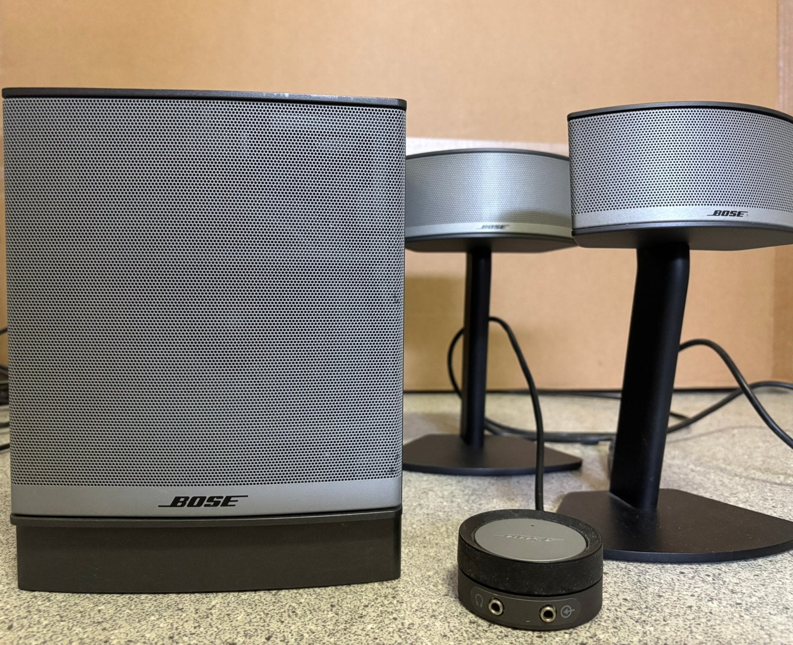 Bose companion 3 series Zwart - Multi media speakersysteem, Audio, Tv en Foto, Luidsprekers, Ophalen, Zo goed als nieuw, Bose