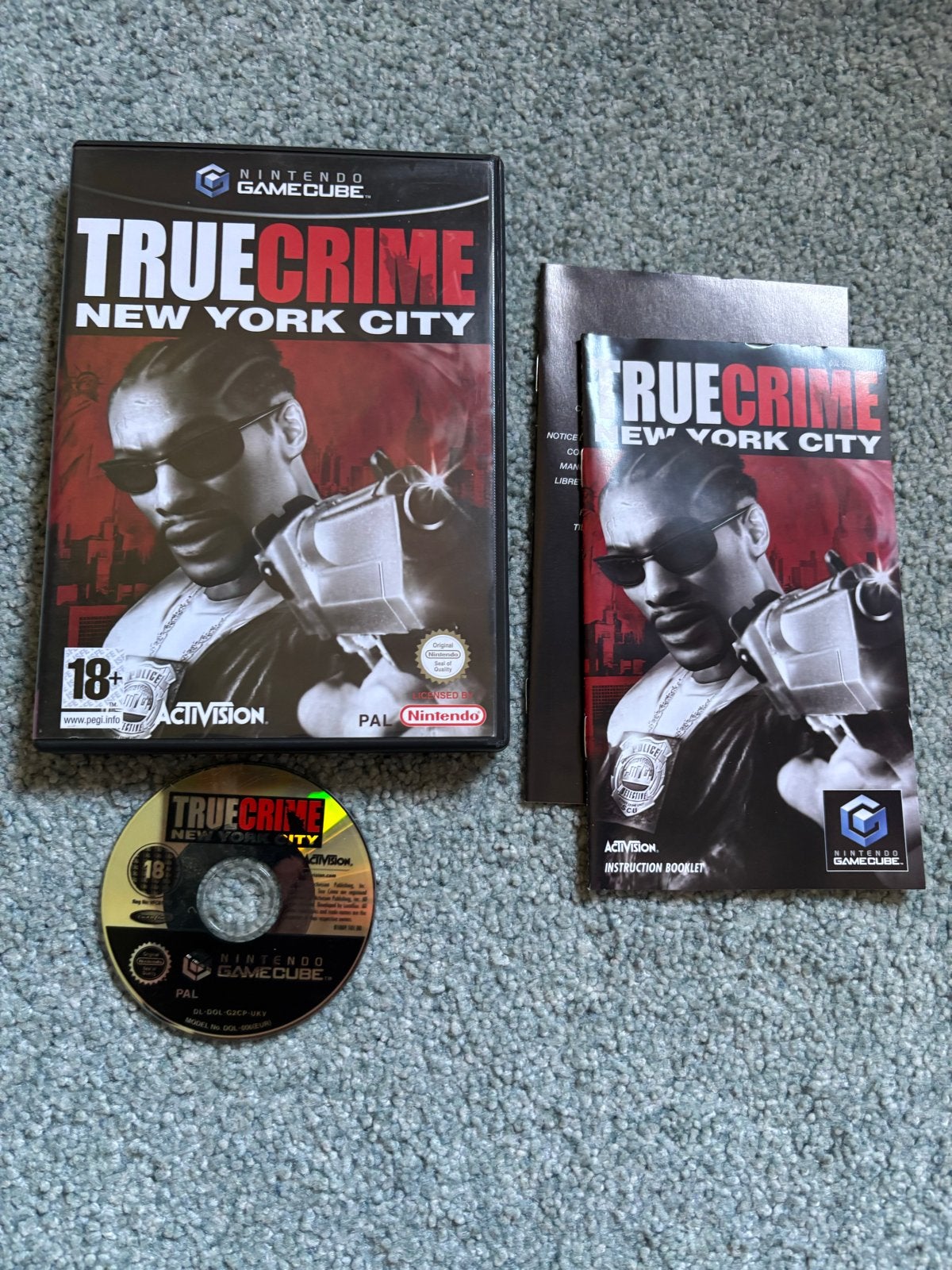 True Crime: New York City - Nintendo GameCube (Compleet), Spelcomputers en Games, Games | Nintendo GameCube, Zo goed als nieuw