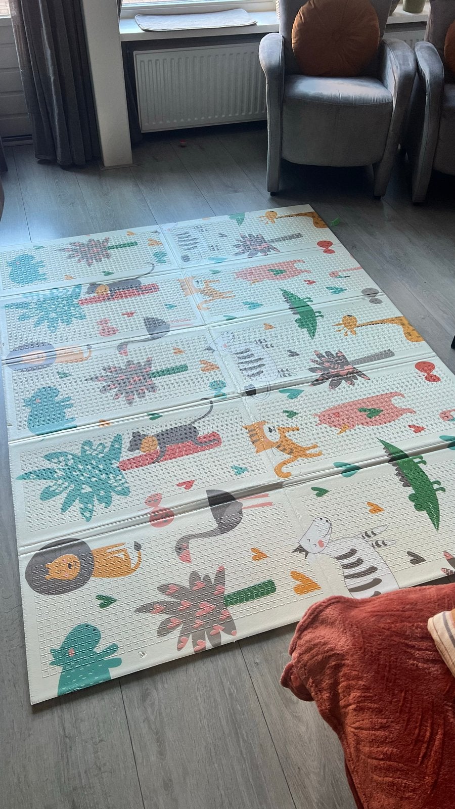 Speelmat voor baby's - Opvouwbaar en kleurrijk, Ophalen of Verzenden, Zo goed als nieuw, Speelkleed