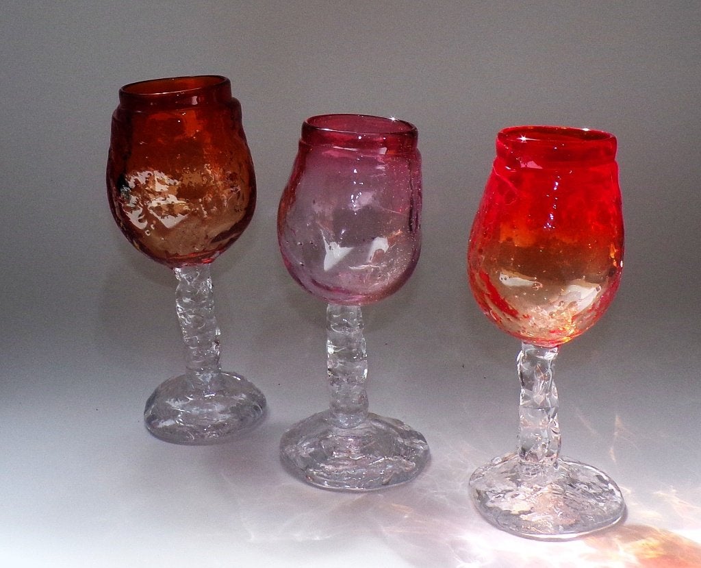 Bernard Heesen - glazen verre brut, Ophalen of Verzenden