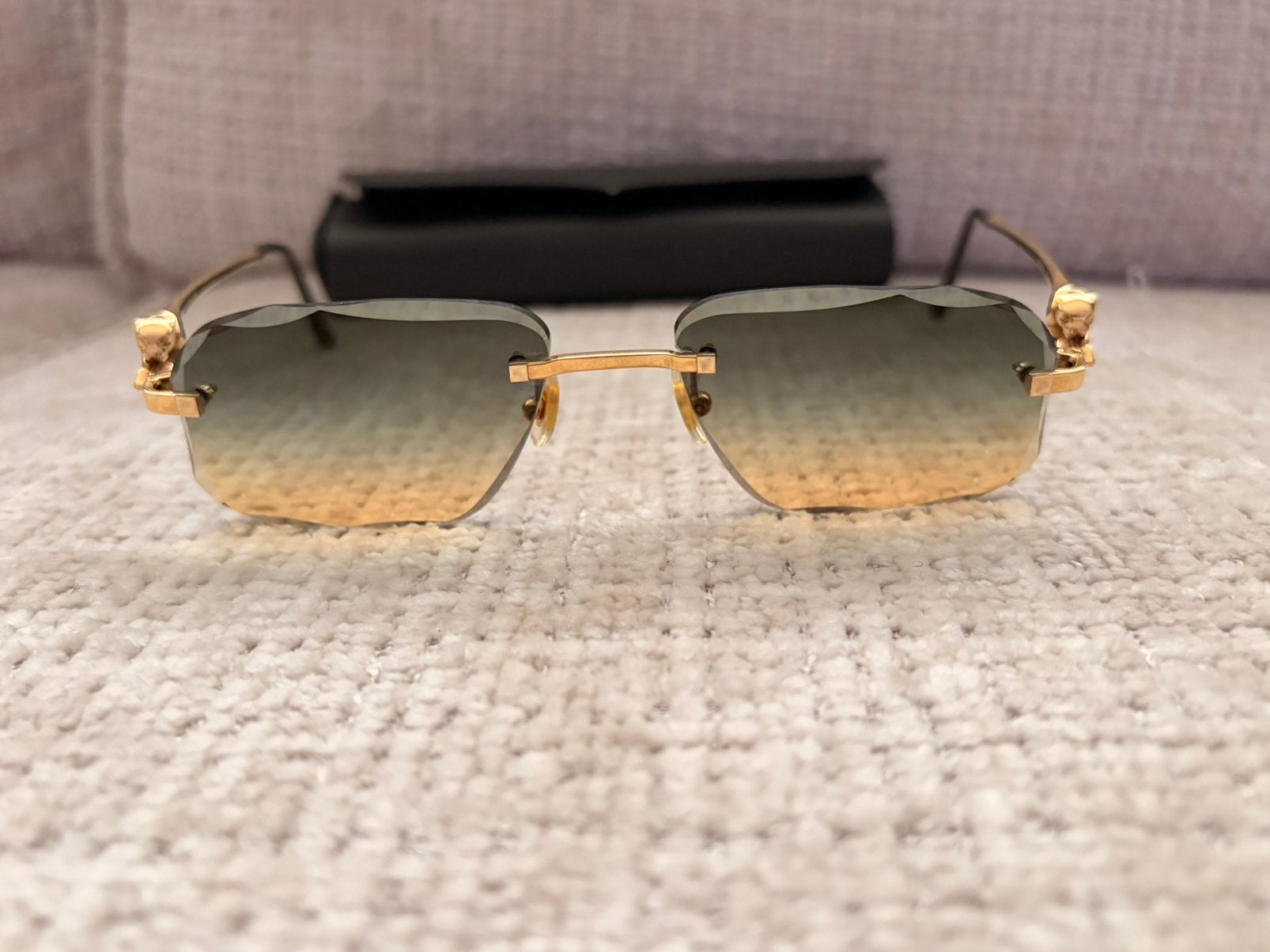 Cartier bril panther montuur, Ophalen, Zo goed als nieuw, Bril, Overige merken