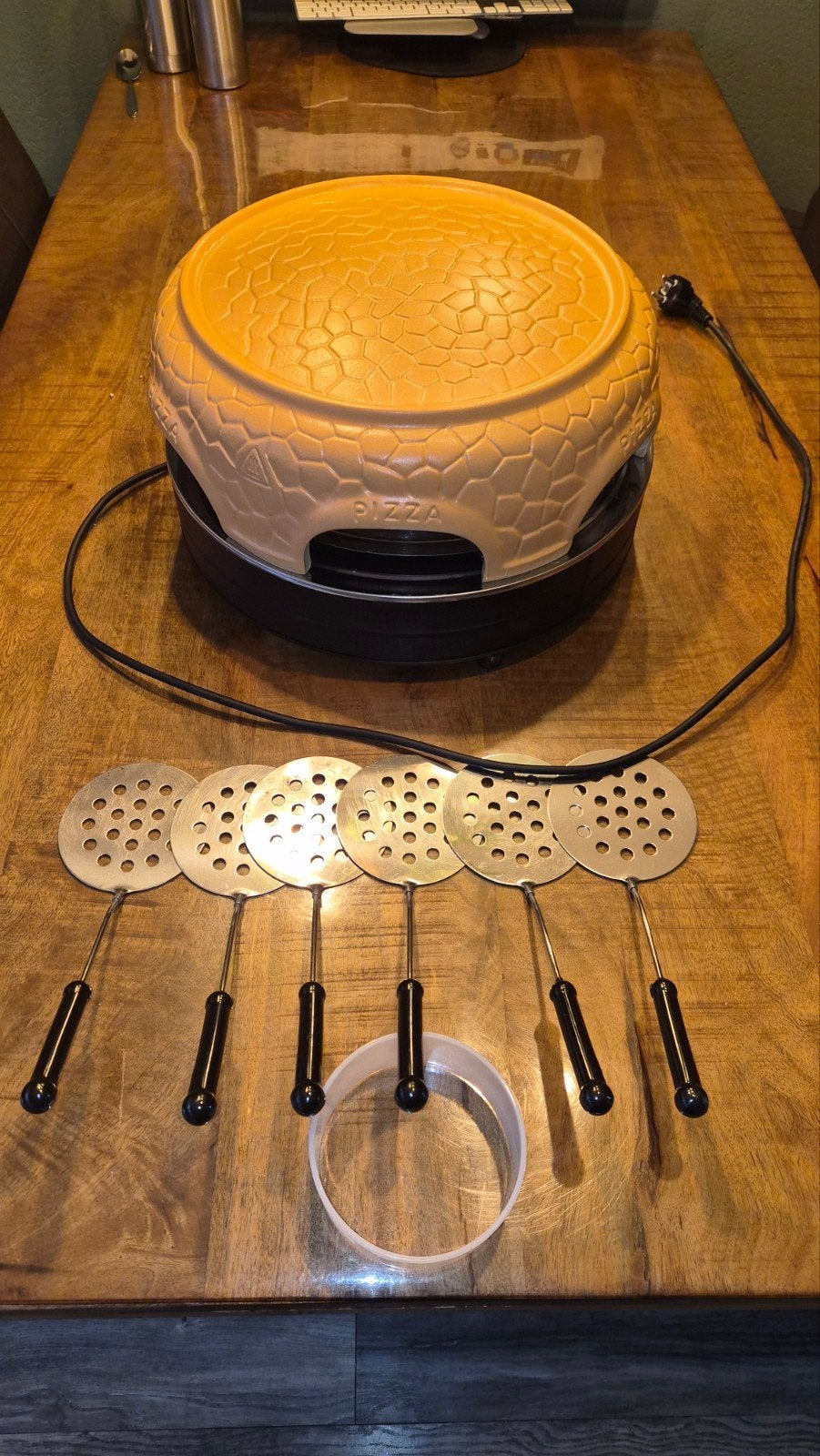 SilverCrest Pizza Oven met 6 spatels, Witgoed en Apparatuur, Onderdelen en Toebehoren, Ophalen, Zo goed als nieuw