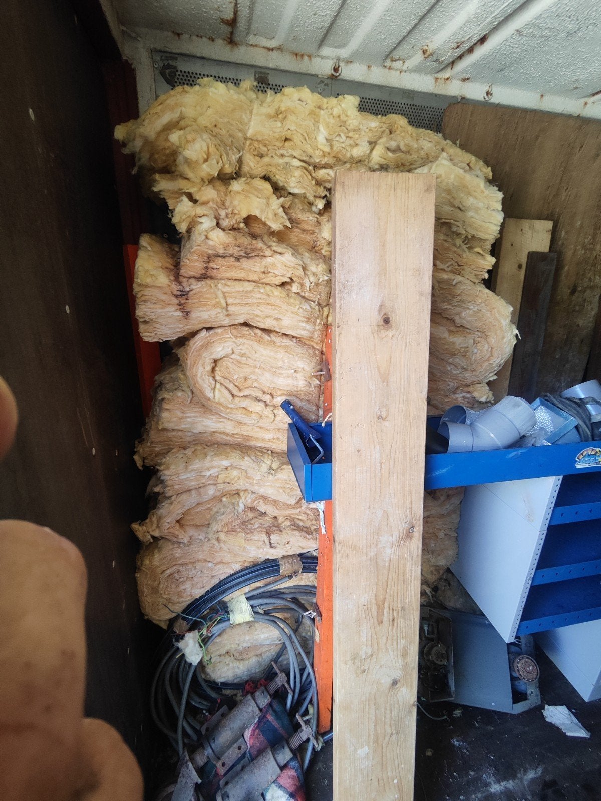 Glaswol isolatie - Gratis, Doe-het-zelf en Verbouw, Ophalen, 4 tot 8 cm, Gebruikt, 15 m² of meer