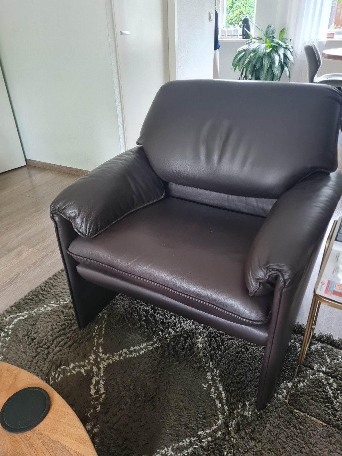 PRACHTIGE LEOLUX BORA BORA FAUTEUIL, Huis en Inrichting, Fauteuils, Ophalen, Modern, 50 tot 75 cm, Leer