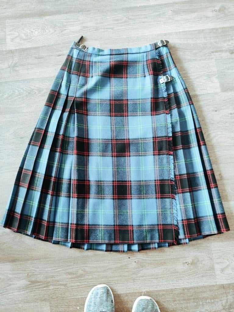 Schotse kilt, Ophalen, Blauw, Onder de knie, Onbekend
