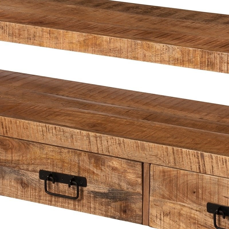TV Meubel Ladekast Mangohout TV Kast Vintage Industrieel, Huis en Inrichting, Overige houtsoorten, Info@dehanzeherten.nl, De Hanze Herten BV