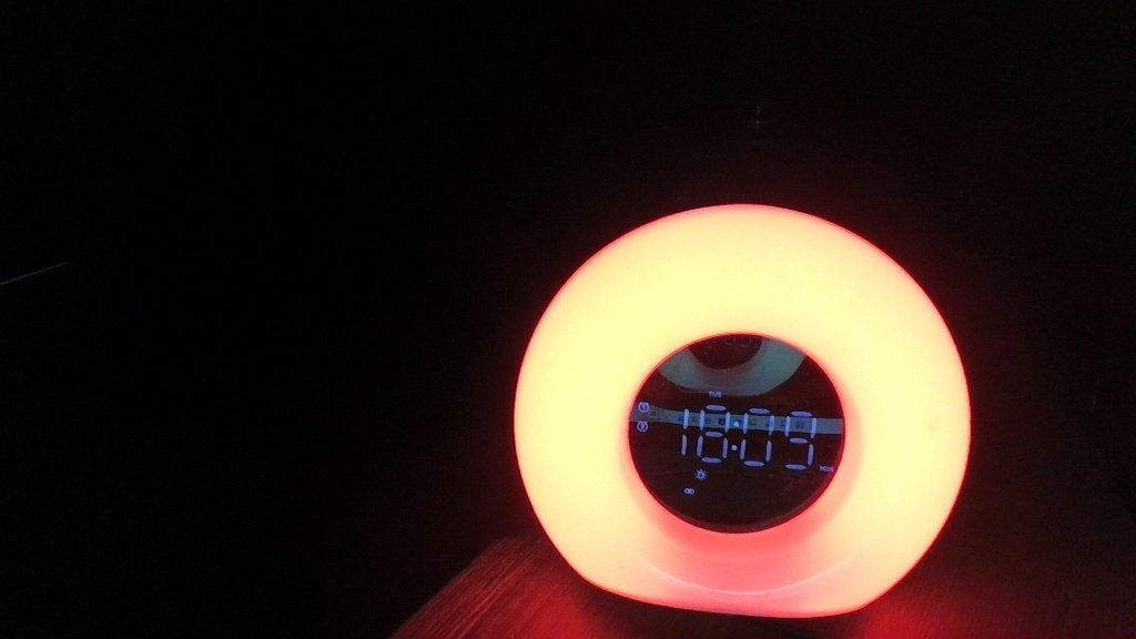 LED wekker met aanpasbare ringtone, Witgoed en Apparatuur, Ophalen, Zo goed als nieuw, Digitaal