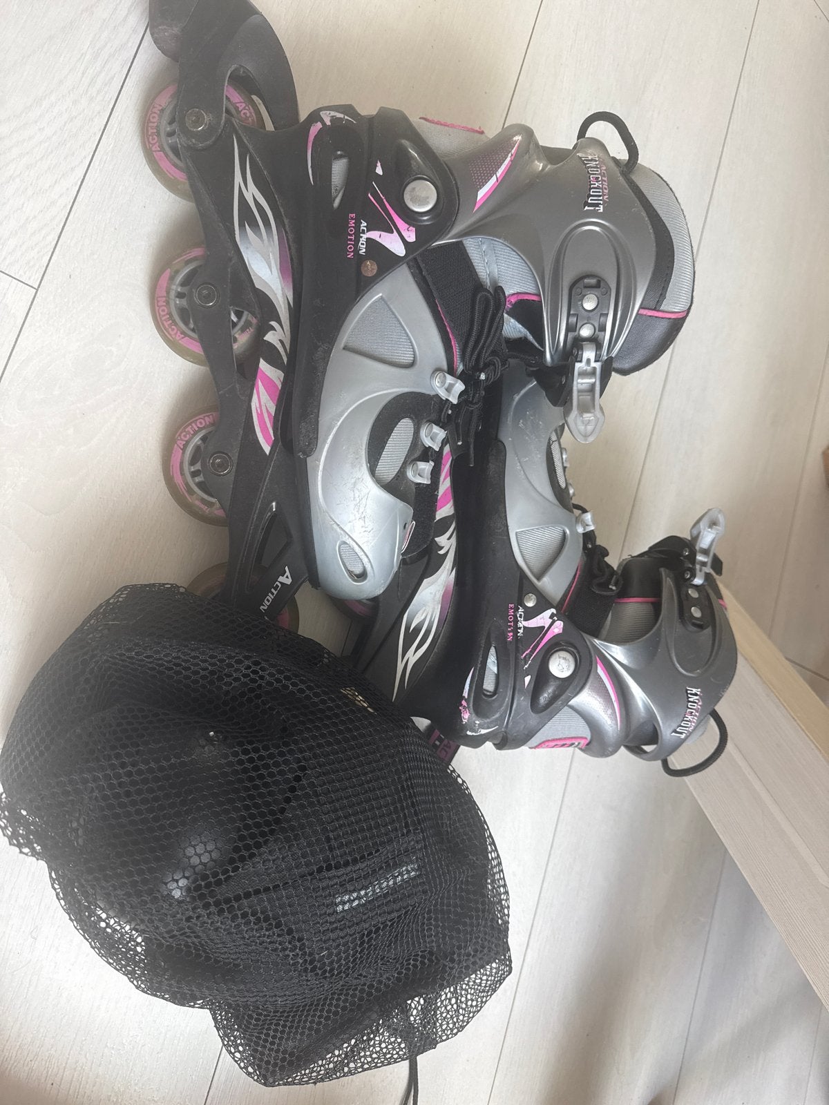 Verstelbare Skeelers (38-41) met Bescherming Set, Overige merken, Kinderen, Ophalen of Verzenden, Inline skates 4 wielen