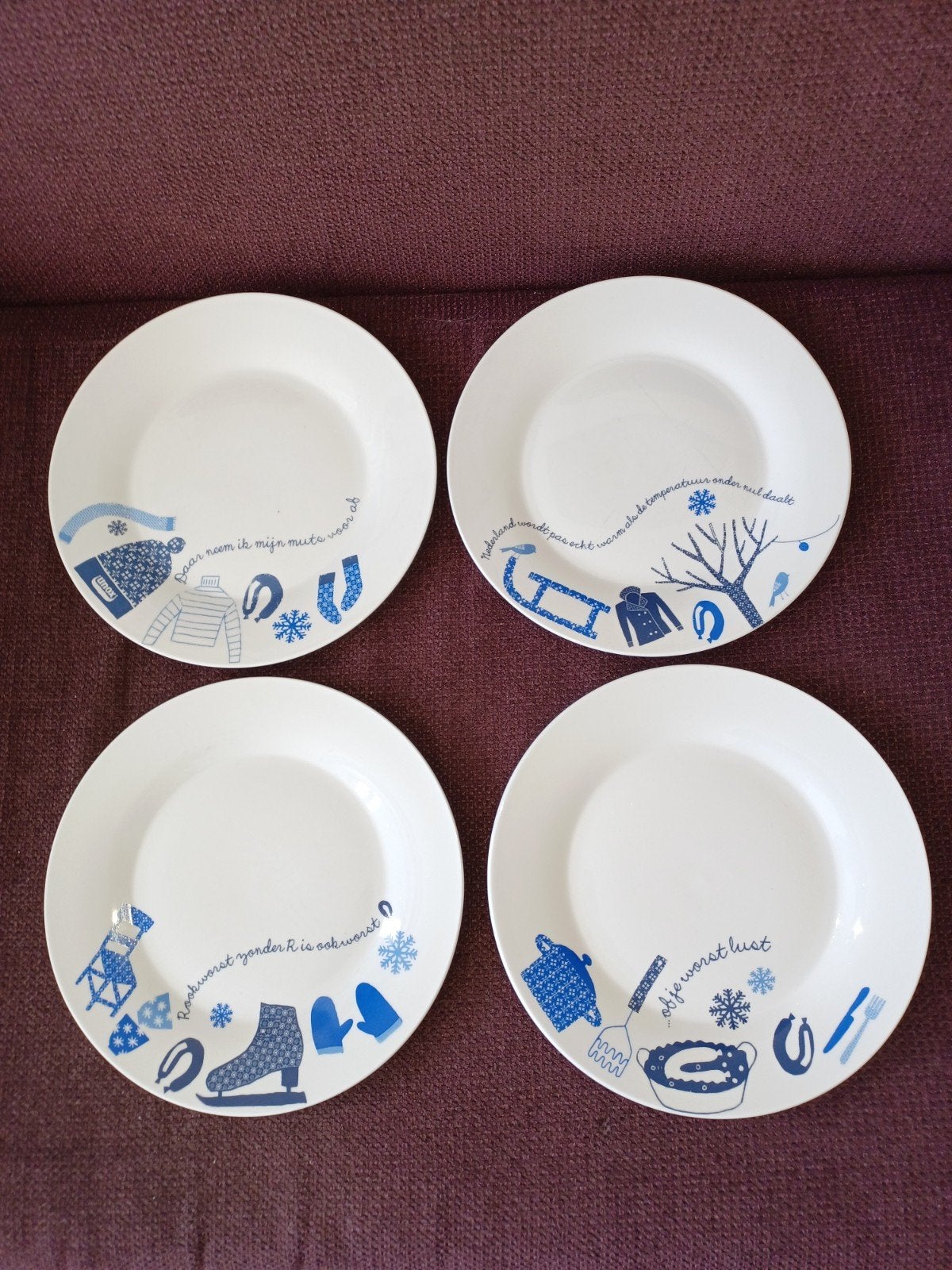 Unox Stamppotborden (Complete Set van 4), Ophalen of Verzenden