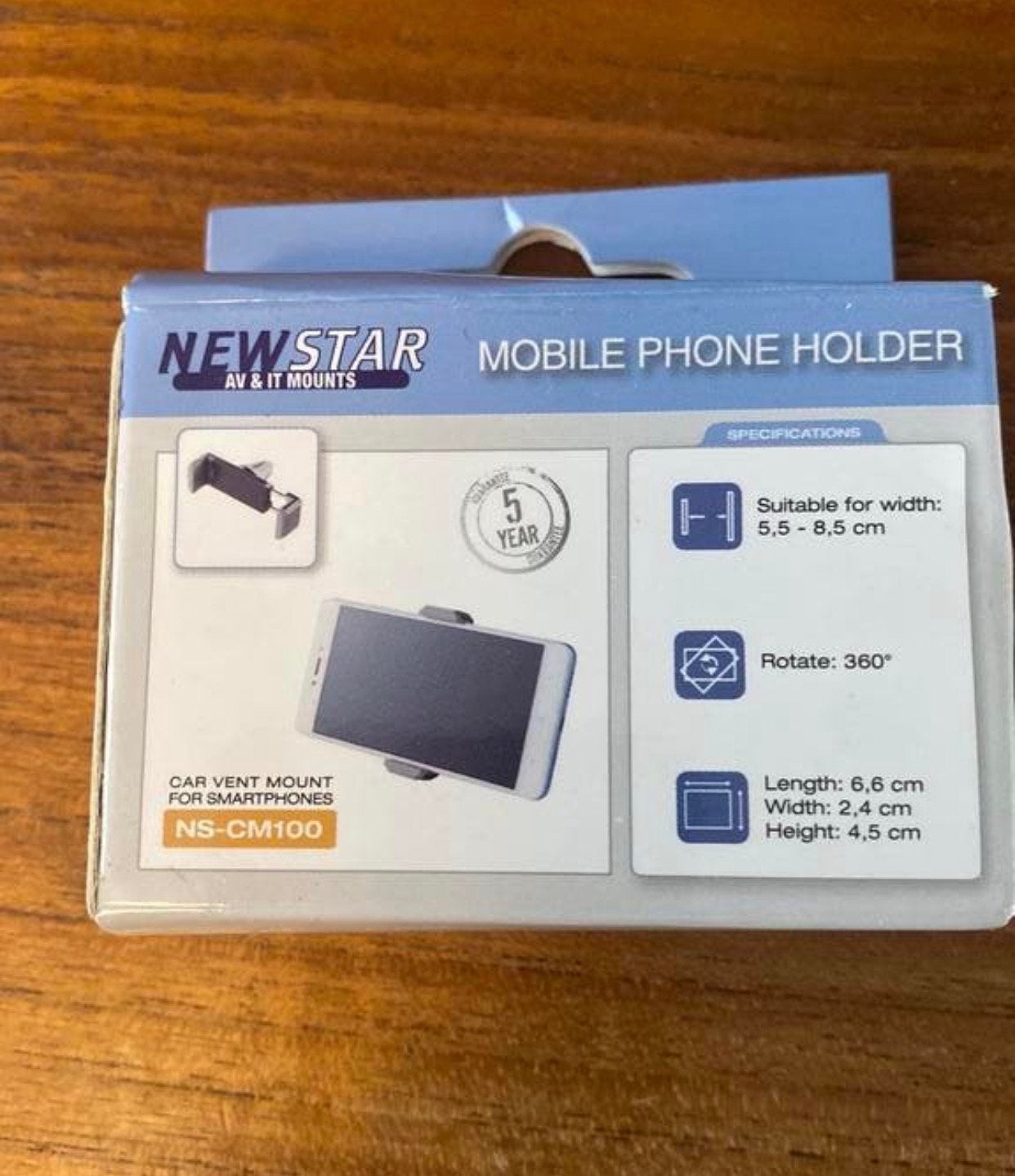 NIEUWE CAR MOBILE PHONE HOUDER (AUTO), Ophalen, Zo goed als nieuw, Auto