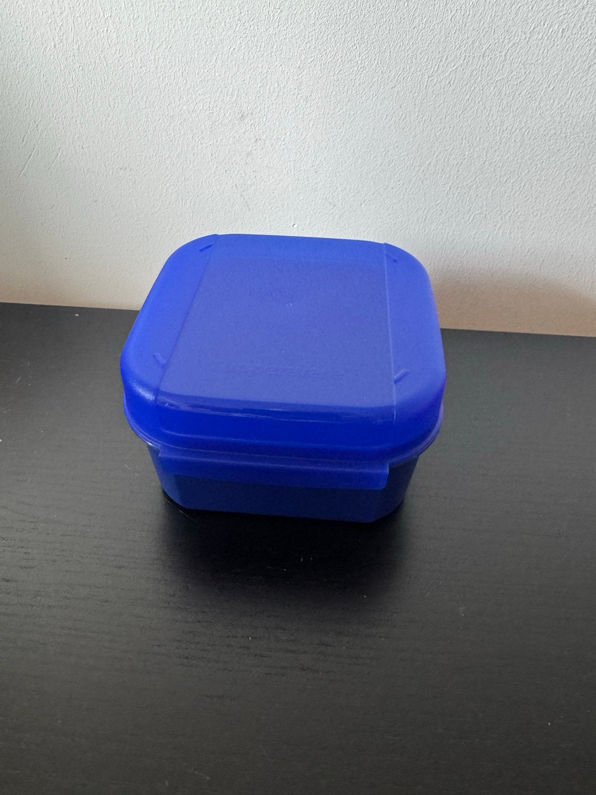 Nieuwe mini Tupperware Tuppertop - Blauw, Bewaardoos, Blauw, Nieuw, Ophalen of Verzenden