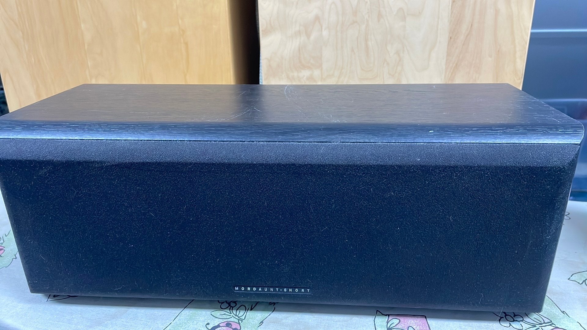Mordaunt Short MS905c Center Speaker - zwart, houtnerf, Ophalen, Gebruikt, 60 tot 120 watt, Basreflex