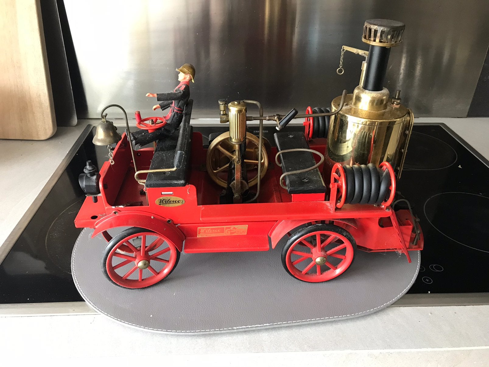 Wilesco D305 stoommachine brandweerwagen, Ophalen, Gebruikt, Groter dan 1:32