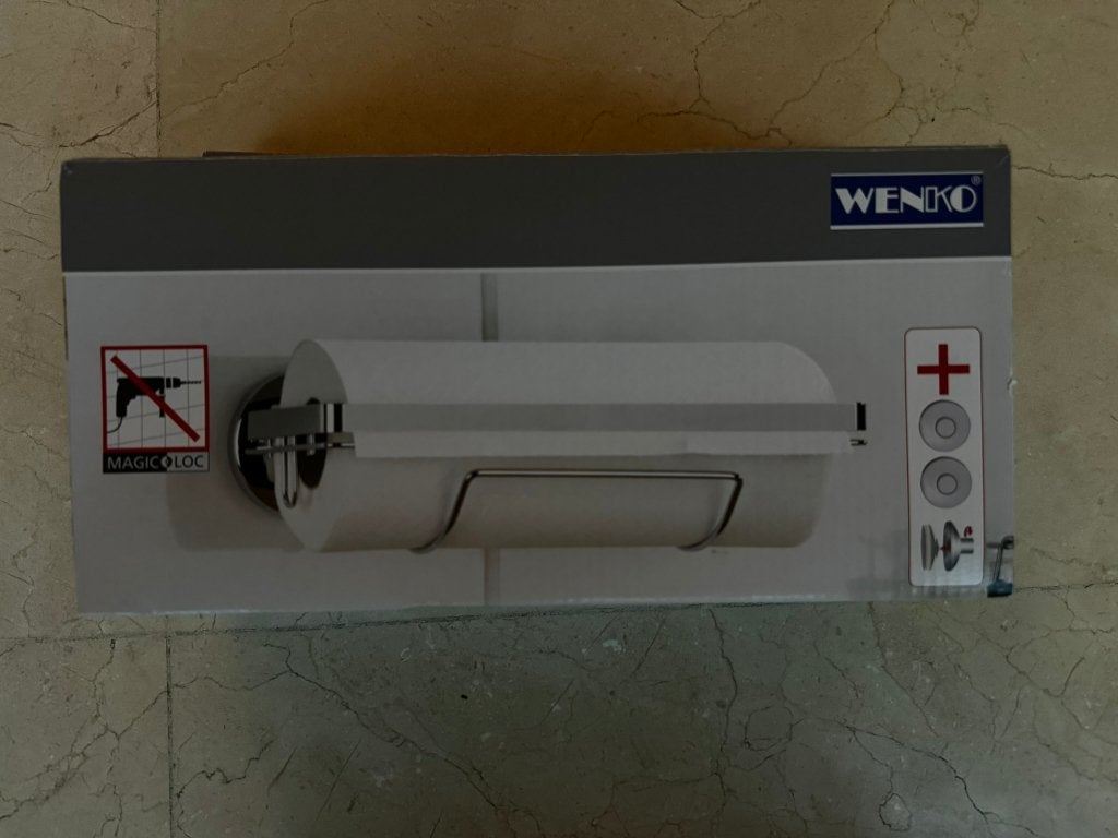 Wenko Sytle keukenrolhouder chroom, Huis en Inrichting, Ophalen, Overige typen, Kunststof, Nieuw