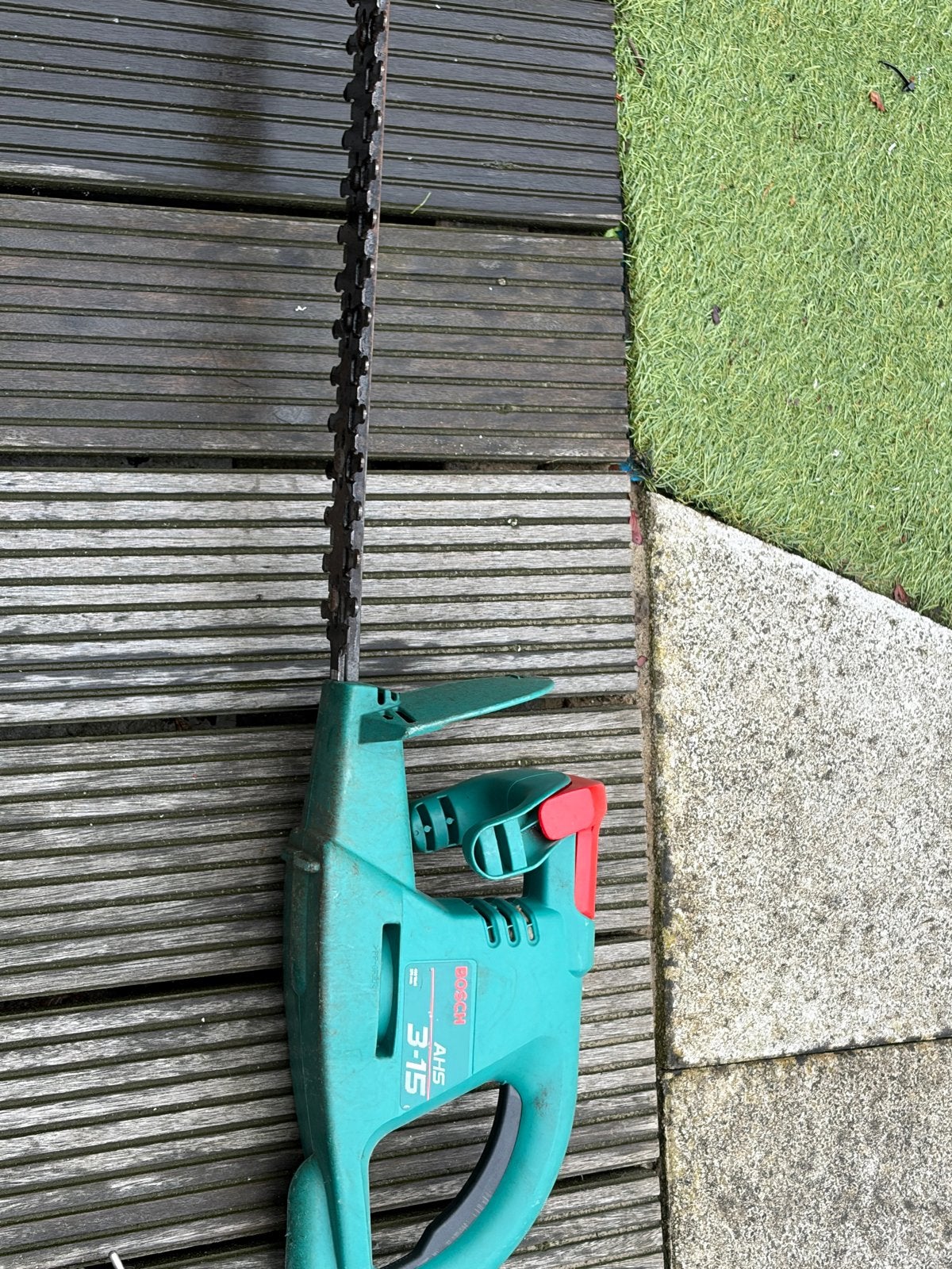 Bosch AHS 3-15 elektrische heggenschaar, Tuin en Terras, Heggenscharen, Ophalen, Gebruikt, Elektrisch