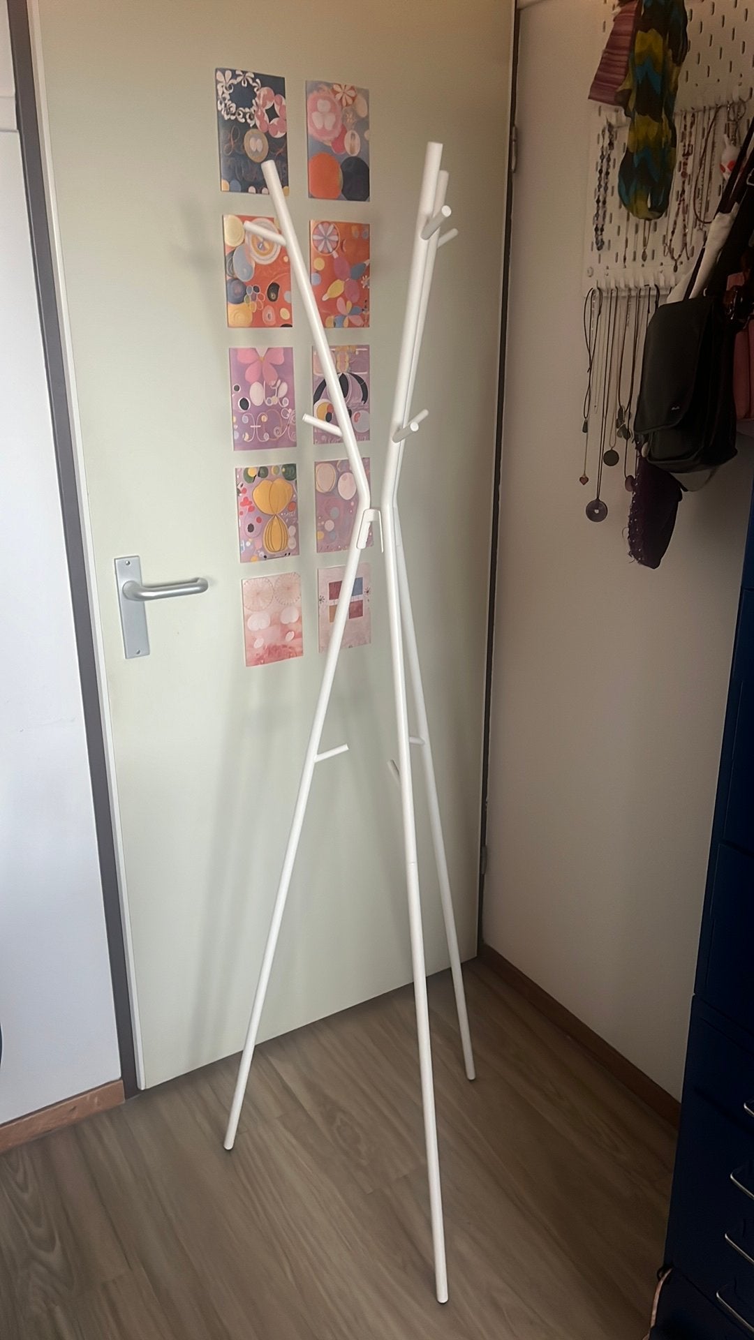 Ikea Ekrar staande kapstok, Huis en Inrichting, Woonaccessoires | Kapstokken, Ophalen, Gebruikt, Metaal, Staande kapstok