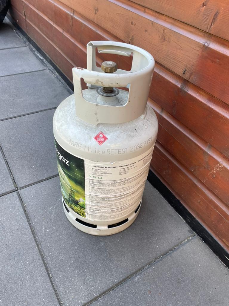 Gasfles, Ophalen, Zo goed als nieuw