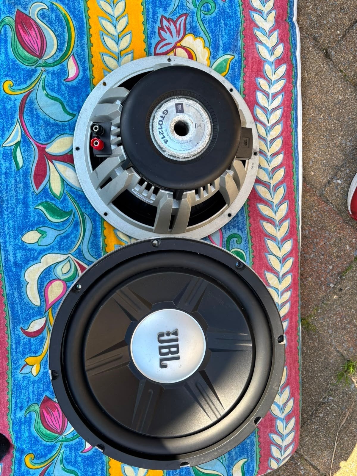2x JBL GTO1214 Subwoofers - Zo goed als nieuw, Ophalen, Zo goed als nieuw