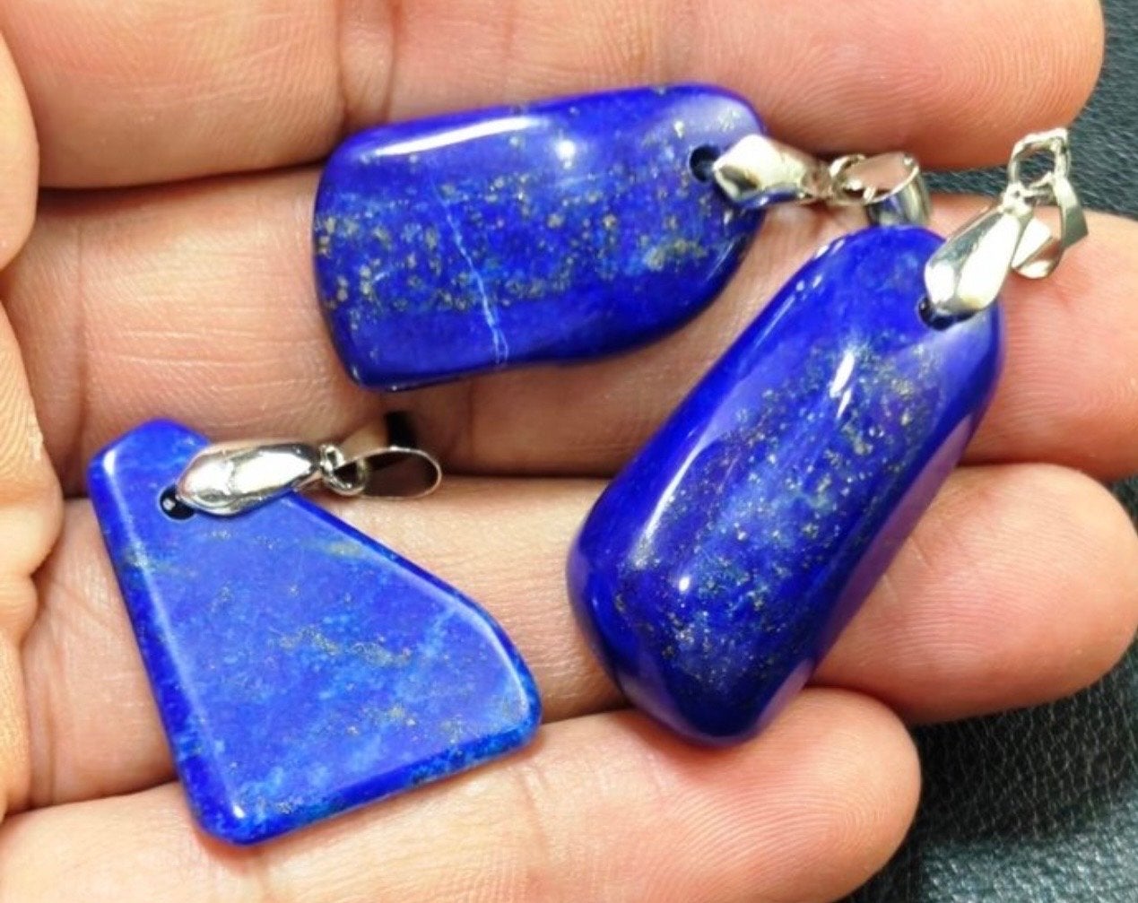 Lapis Lazuli Edelsteen Hangers uit Afghanistan, Ophalen of Verzenden, Nieuw