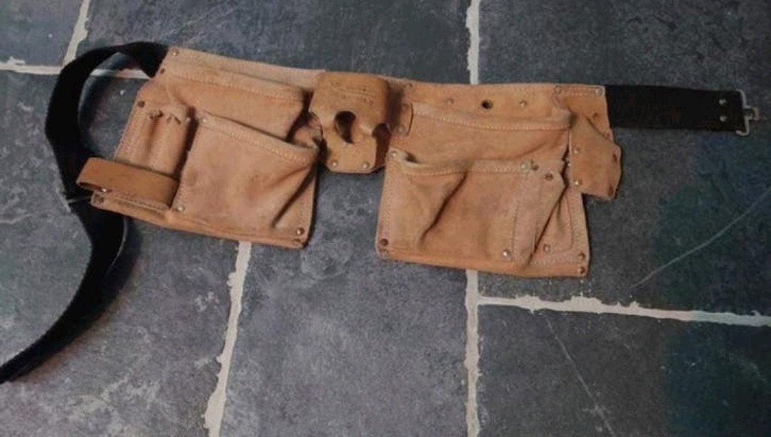 Rundlederen Gereedschapsriem, in nette staat!, Ophalen of Verzenden, Zo goed als nieuw