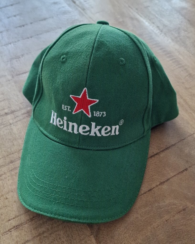 Groene Heineken pet, Ophalen of Verzenden, Zo goed als nieuw
