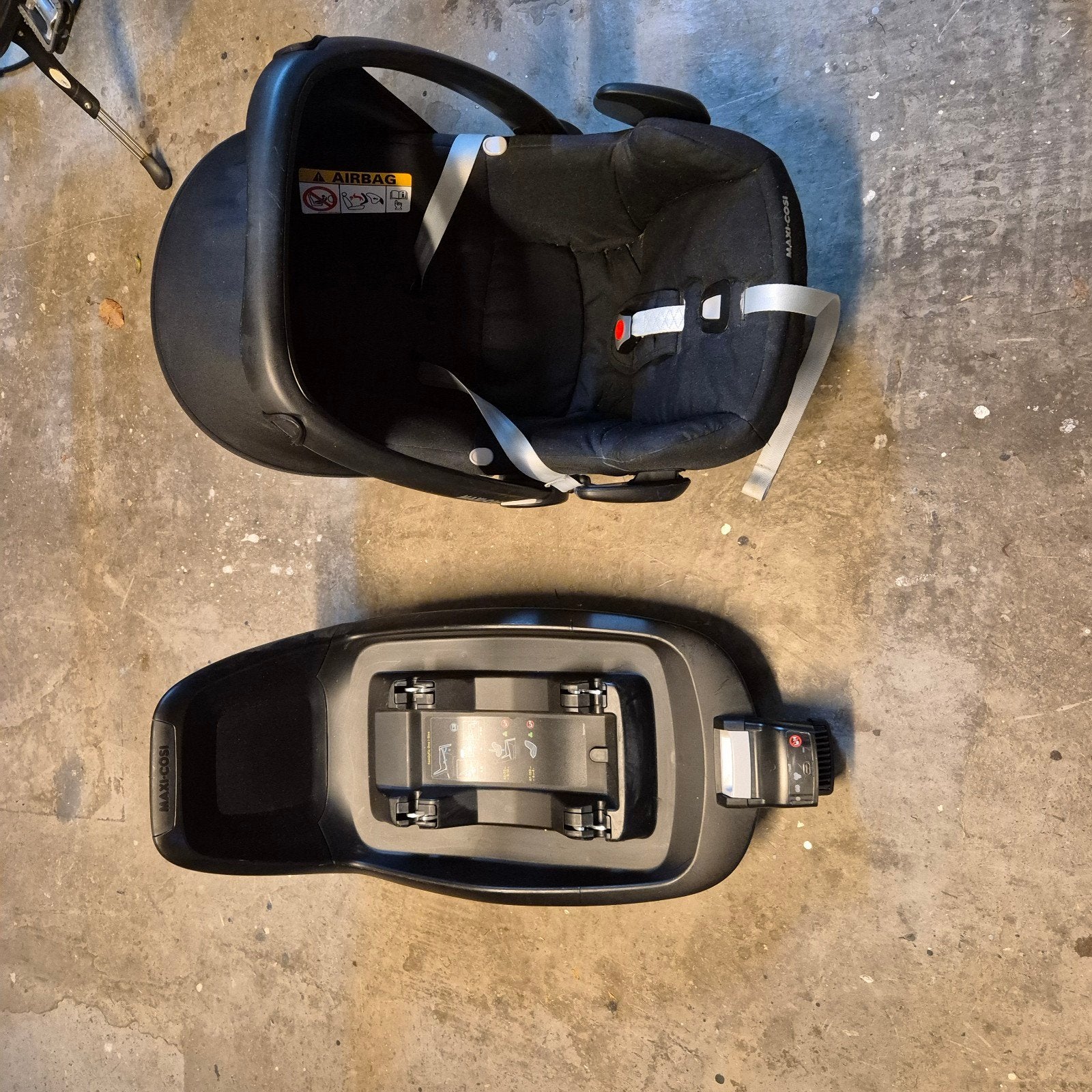 Maxi-Cosi autostoel met Isofix base, Ophalen, Gebruikt, Isofix, 0 t/m 13 kg