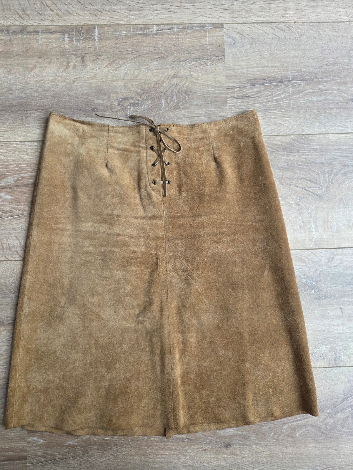 RiverWoods suède rok met voering maat 42, Bruin, River Woods, Maat 42/44 (L), Ophalen of Verzenden
