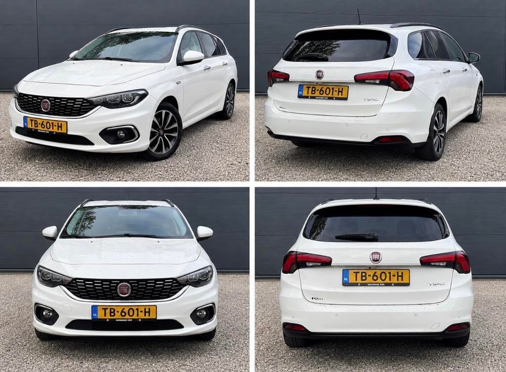 In prijs verlaagd: Fiat Tipo Lounge 1.4 16V 95pk 2018 Wit, Auto's, Fiat, Voorwielaandrijving, Zwart, Wit, Particulier