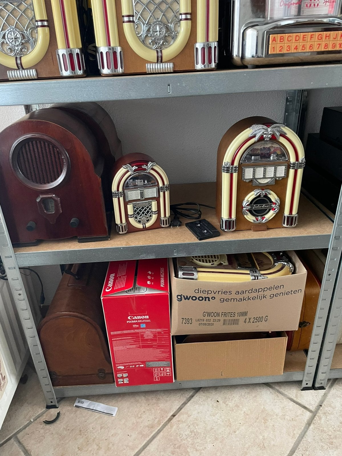Verzameling audio video apparatuur en mini jukeboxen, Ophalen of Verzenden, Zo goed als nieuw, Overige merken