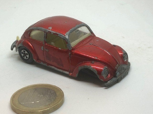 Volkswagen Kever 1500 Saloon (mist voorwielen), Lesney, Ophalen of Verzenden, Gebruikt, Auto