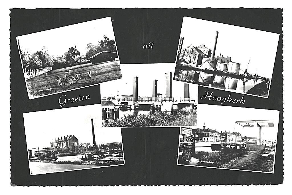 948001 Hoogkerk Groningen 1968 Gelopen met postzegel