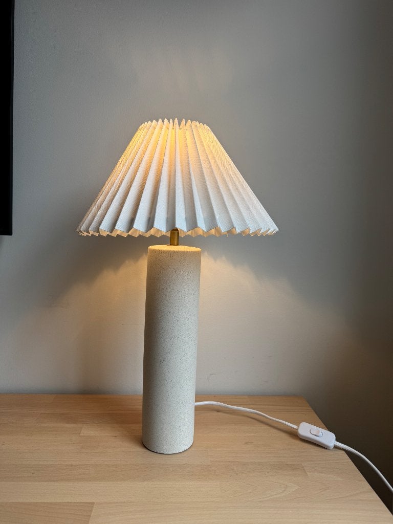 H&m lamp stand and lamp shade, Ophalen, Overige merken, Beige, Nieuw