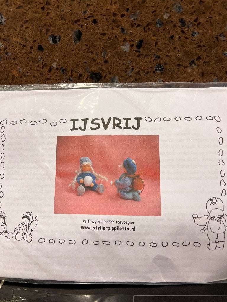 Viltpakket Ijsvrij, Hobby en Vrije tijd, Ophalen of Verzenden, Nieuw, Figuurtje(s), Wolvilt