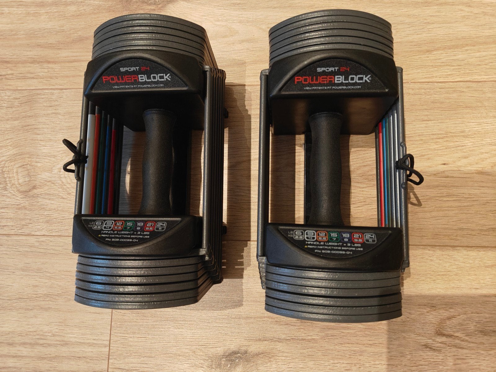 PowerBlock Sport 24 Verstelbare Dumbbells (Set), Ophalen, Zo goed als nieuw, Benen, Dumbbell