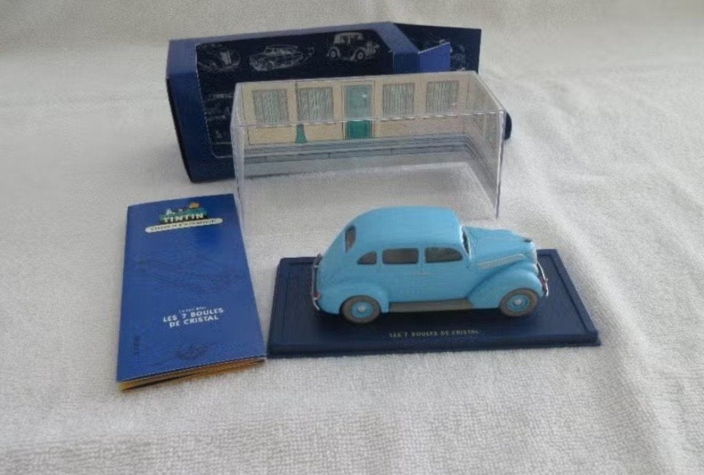 Kuifje auto Ford V8 uit De 7 Kristallen Bollen Moulinsart., Verzamelen, Ophalen of Verzenden, Kuifje, Zo goed als nieuw, Overige typen