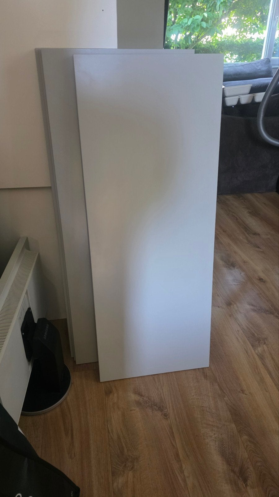 Ikea Veddinge grijs fronten 100x40 7 stuks, Ophalen