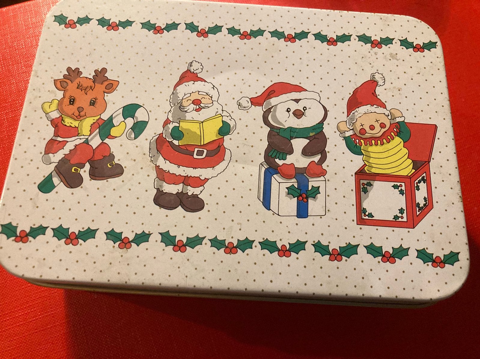 Lief kerstblikje, Ophalen of Verzenden, Zo goed als nieuw