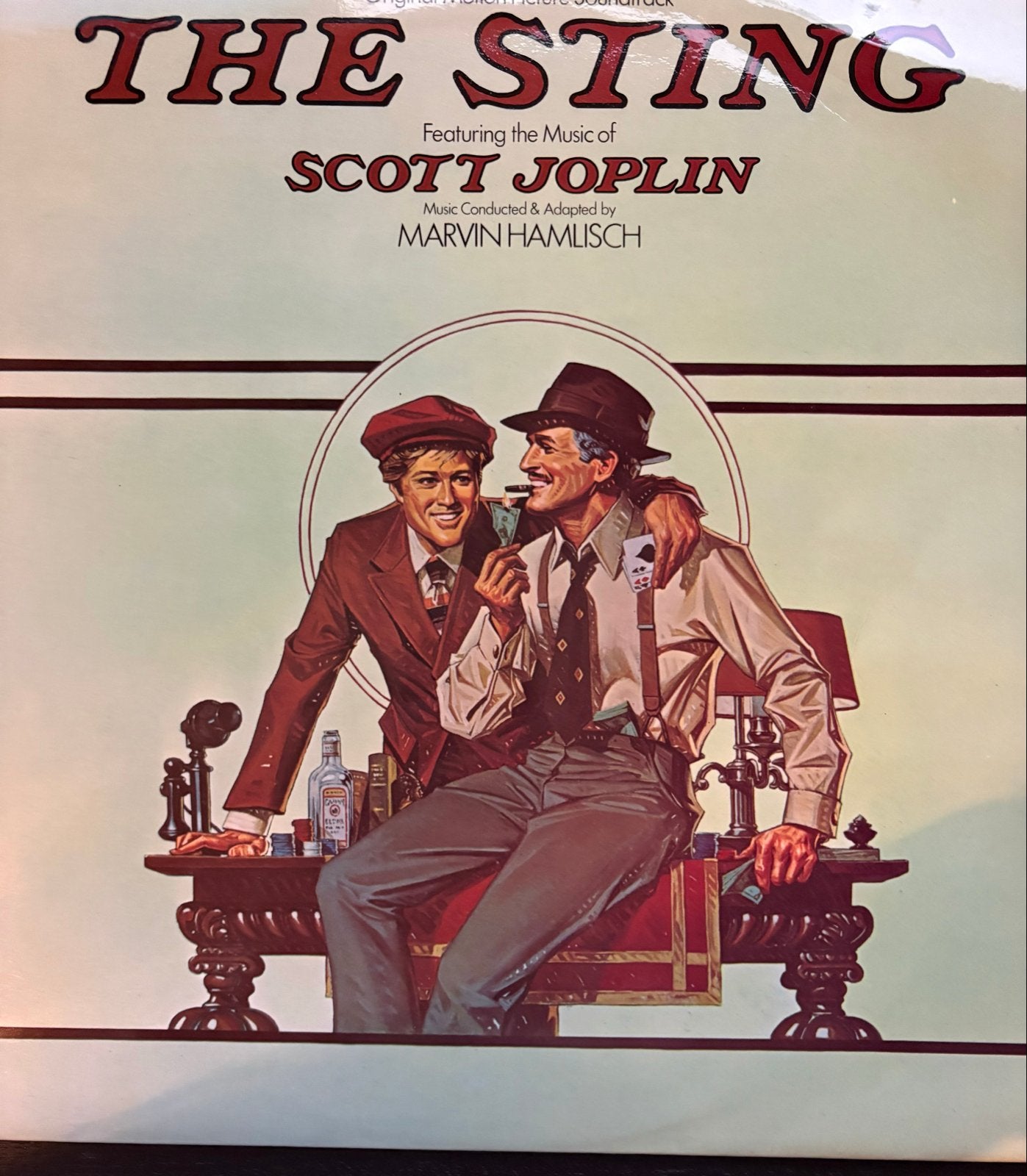 LP The Sting Soundtrack (1974), LP, Gebruikt, Soundtrack, Ophalen of Verzenden